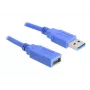 Cable USB DeLOCK USB 3.0-A macho/hembra 1m