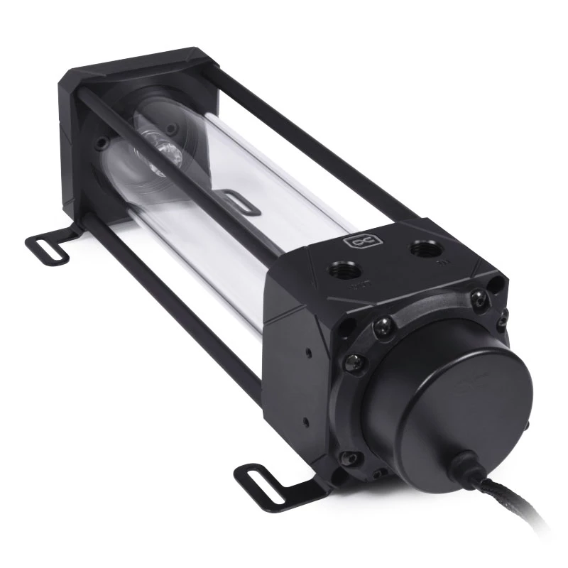 Alphacool Eisbecher Aurora D5 250 mm depósito con bomba VPP Apex D5, acetal/vidrio (13326)