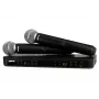 Shure BLX288E/SM58-H8E – Sistema inalámbrico con receptor y dos micrófonos SM58