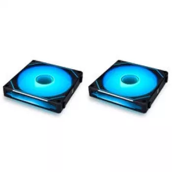 LIAN LI UNI FAN SL-INF 140 ARGB Reverse Blade PWM pack de 4, negro