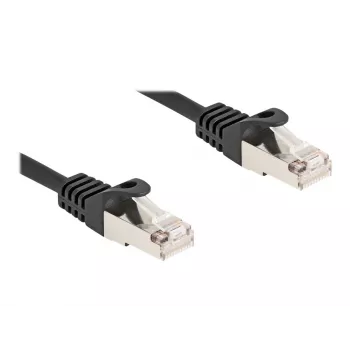 Cable de red DeLOCK conector macho RJ50 a conector macho RJ50 S/FTP 0,25 m negro