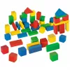 Eichhorn bloques de construcción de madera multicolor 50, juguete de construcción