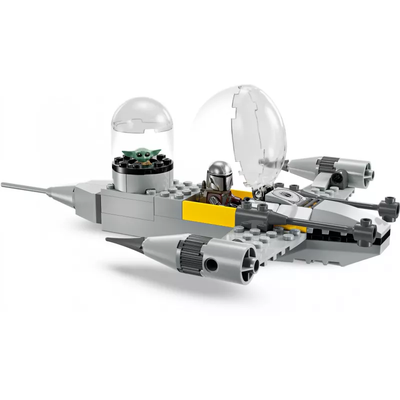 LEGO Star Wars Set 75410 Modelo N-1 Starfighter con 92 piezas, minifiguras Mando y Grogu