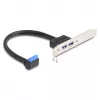 DeLOCK 83015 adaptador USB 3.2 Gen 1 interno negro 5 Gbit/s