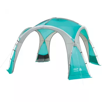 Event Dome Shelter L, 3,65 x 3,65m, Pabellón Azul claro/Gris