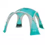 Event Dome Shelter L, 3,65 x 3,65m, Pabellón Azul claro/Gris