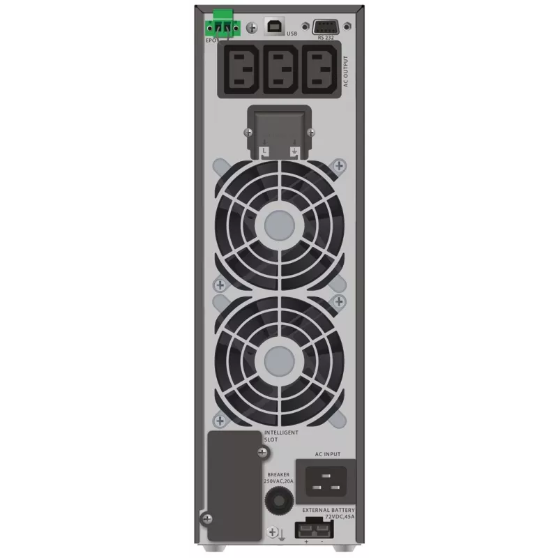 PowerWalker VFI 3000 TGS sistema de alimentación ininterrumpida (SAI) doble conversión (online) 3 kVA 2700 W 3 salidas AC