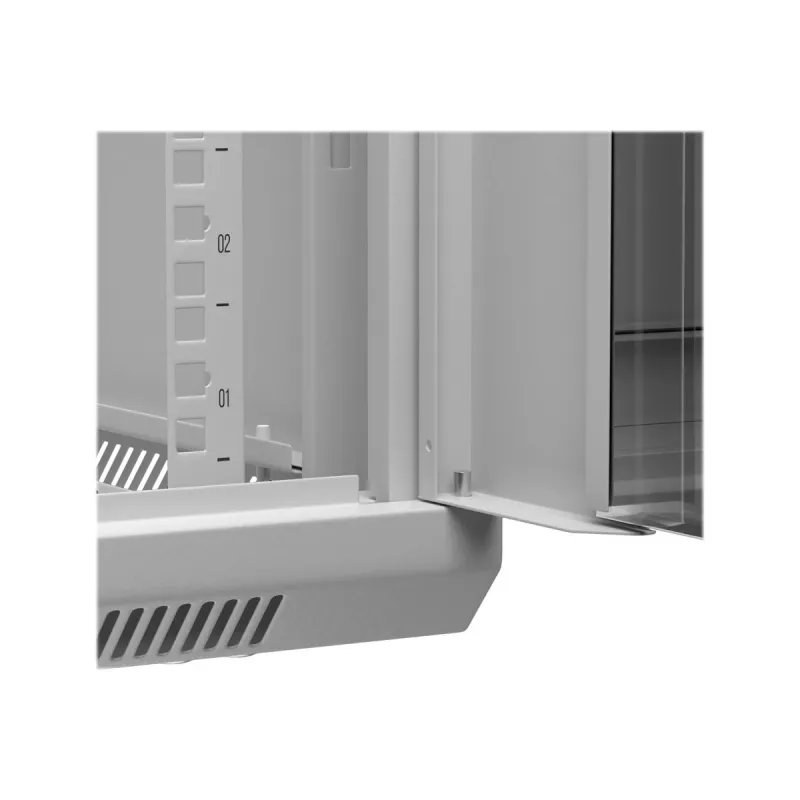 Rack de montaje en pared Netrack 019-180-645-021 gris 18U