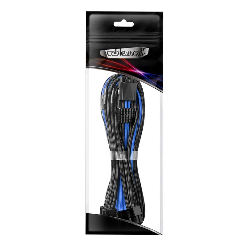 Kit de cables para fuente de alimentación CableMod C-Series PRO ModMesh 12VHPWR StealthSense negro/azul con funda