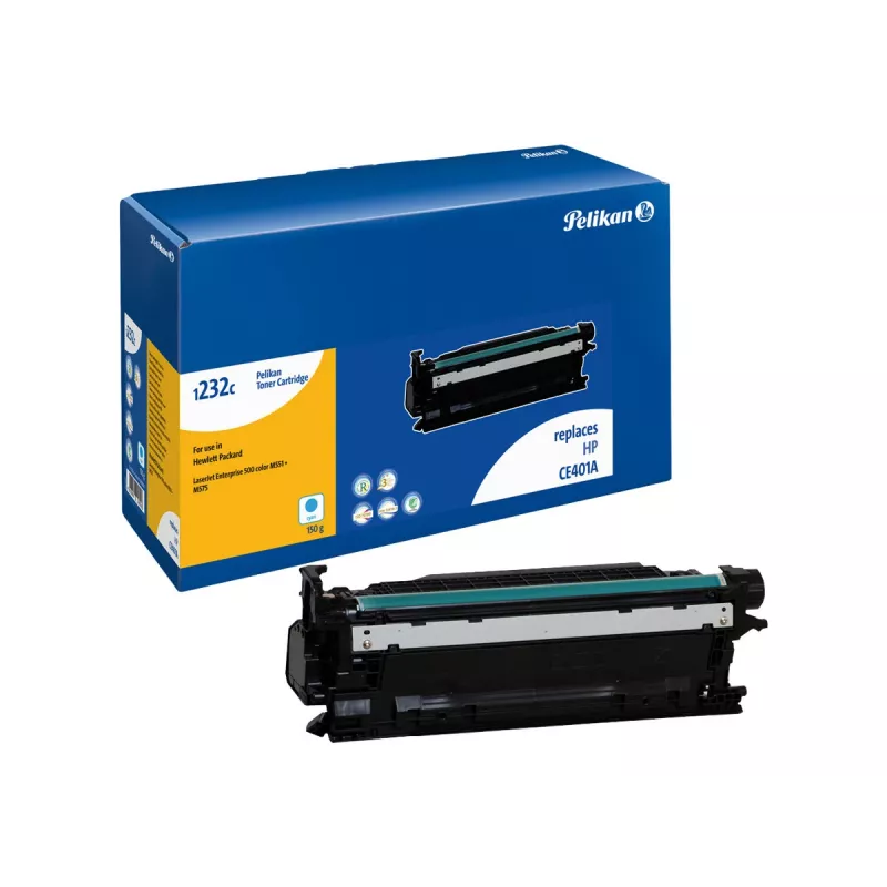 Tóner Pelikan HP CE401A 1232C 2500 páginas cian