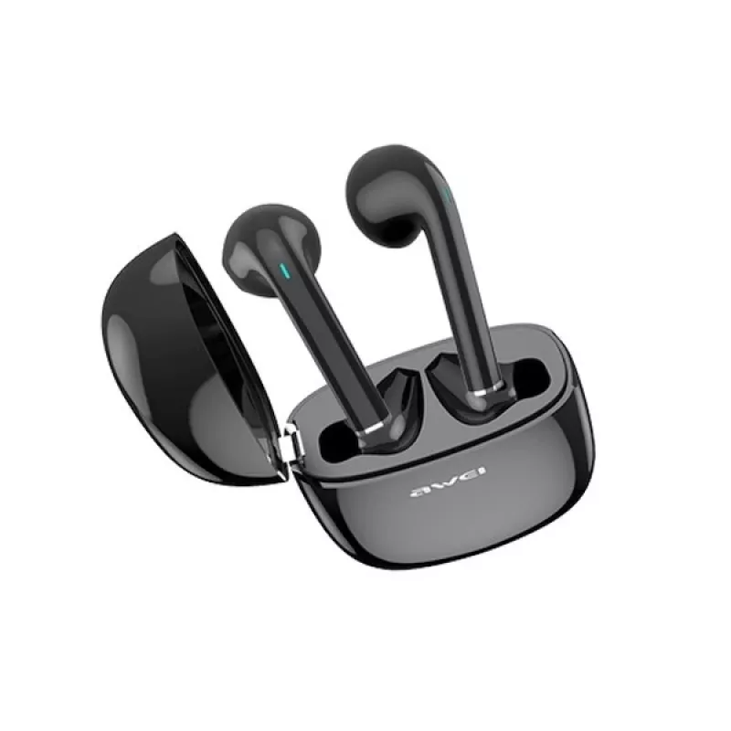 Auriculares Awei T28 TWS + base de carga negro