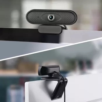Webcam USB Nano RS RS680 HD 1080P (1920x1080) con micrófono incorporado