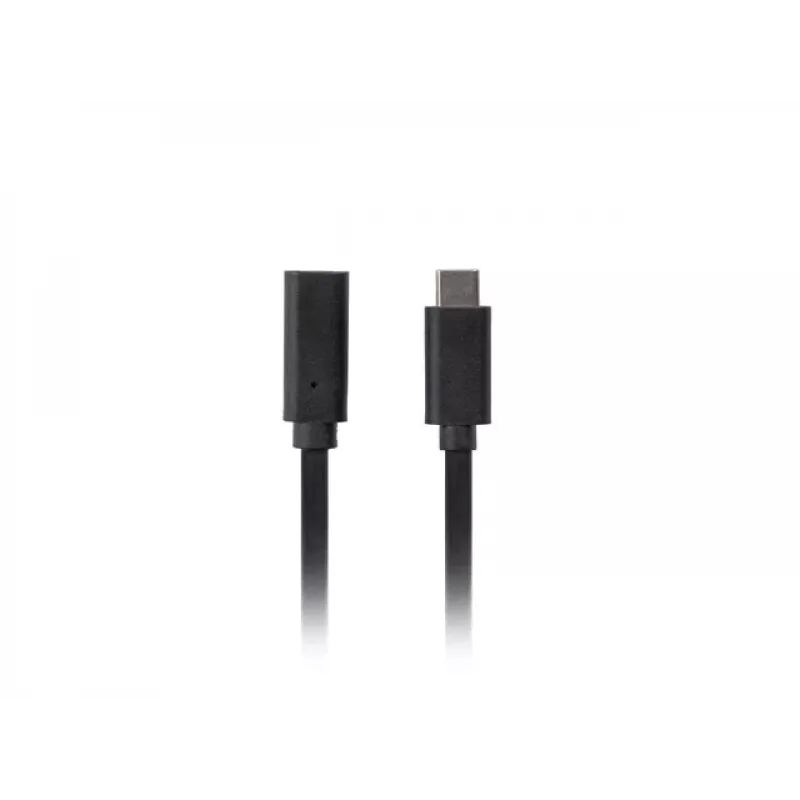 Cable USB-C a USB-C LANBERG CA-USBE-20CC-0005-BK, USB 3.2 Gen 1 (5 Gbit/s), 0,5 m, negro