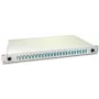 Lightwin Caja de empalme de fibra óptica, 48 fibras, 24x DLC multimodo, 50/125µm OM3 Pigtail cajas de empalme (SPBOX 48G50 OM3 DLC)