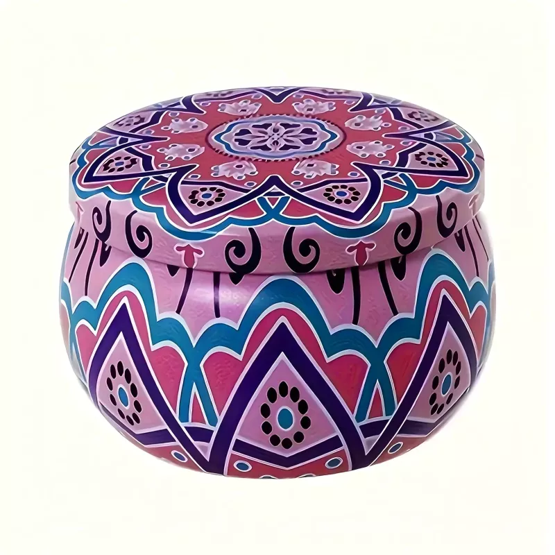 Set de 4 velas de soja Extralink Home, velas aromáticas como decoración para regalos + caja