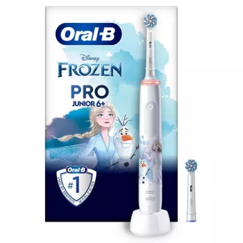 Cepillo de dientes eléctrico rotatorio Oral-B PRO Junior Frozen