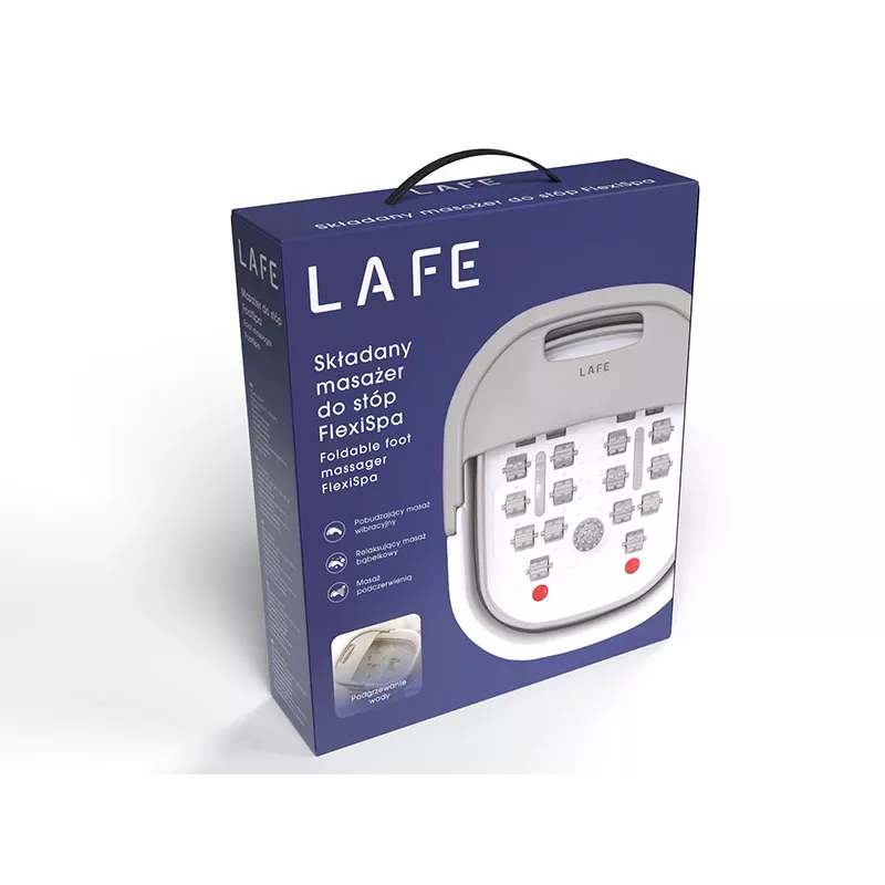 Lafe FlexiSpa masajeador de pies y baño de pies plegable