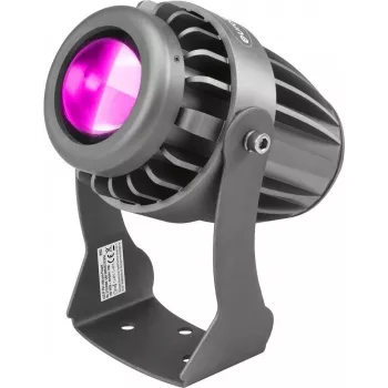 Pinspot LED EUROLITE PST-10W rosa, foco de 10W para iluminación de acento