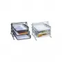 Organizador de escritorio WEDO 65 854 metal plata blanco