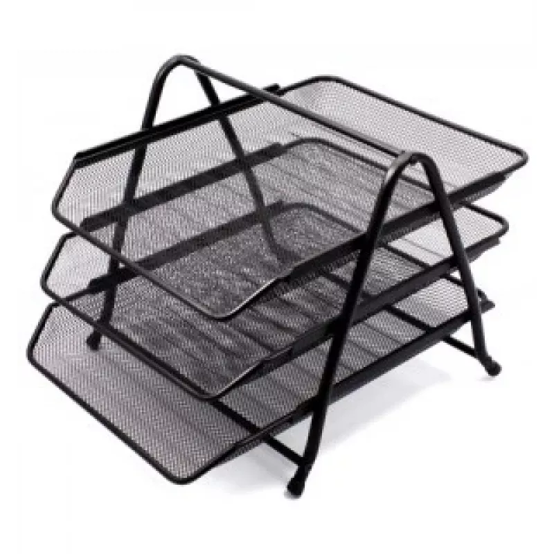 Organizador de escritorio Forpus FO30545 Metal Negro