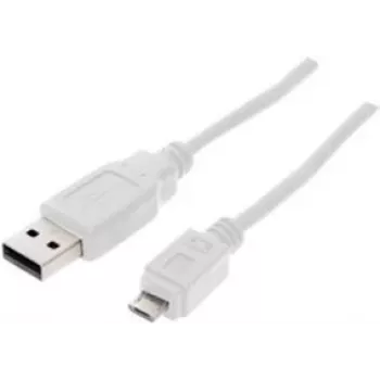 Cable USB ShiverPeaks BS77180-W 0,5 m USB 2.0 Micro-USB B blanco