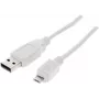 Cable USB ShiverPeaks BS77180-W 0,5 m USB 2.0 Micro-USB B blanco