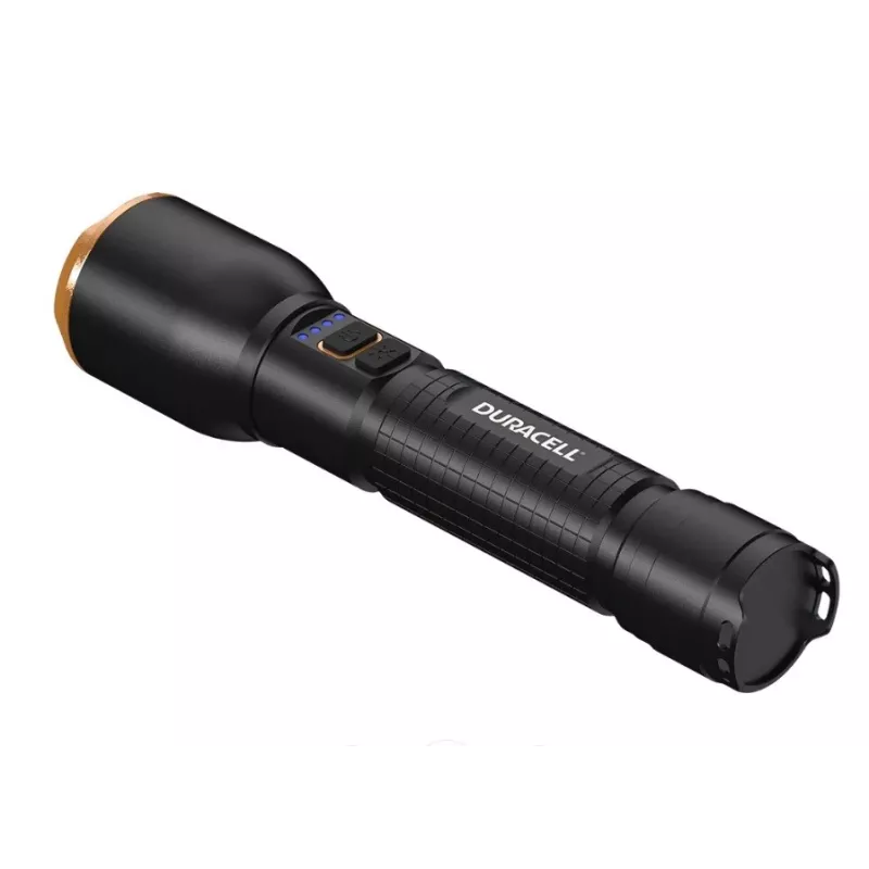 Linterna Duracell DF3000R, negra