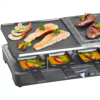 Clatronic 5,10 cm (2) 1 parrilla raclette RG 3518 (261706)