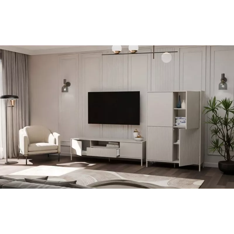 RTV KAMARO 160 esbelto/GŁ color Cashmere
