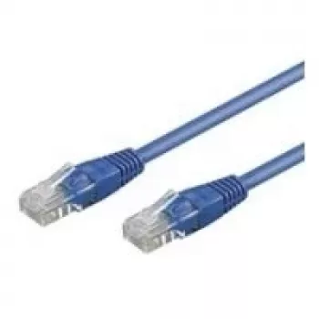 Wentronic Goobay cable de red CAT 5e, U/UTP, azul, 0,25 m - mezcla de cobre CCA (68608)