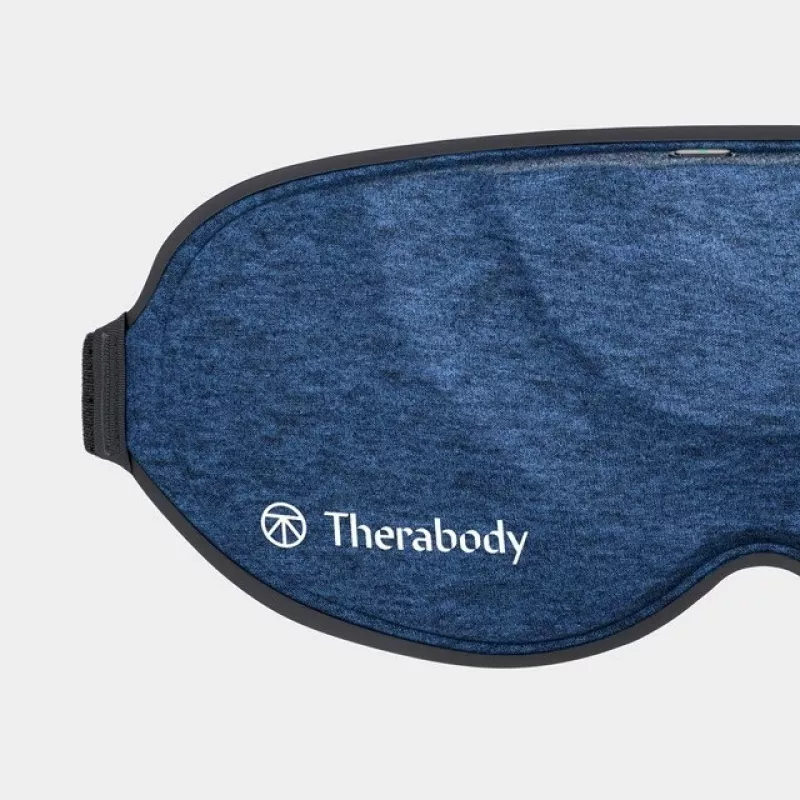 Therabody SleepMask masajeador facial negro, azul
