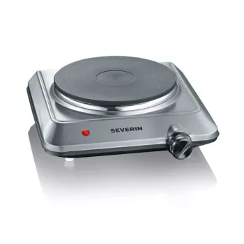 SEVERIN KP 1092 - Placa de cocina eléctrica - 1,5 kW - Acero inoxidable cepillado
