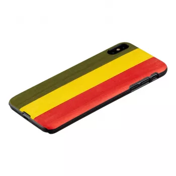 Funda para smartphone man and wood para iPhone XS Max – modelo Reggae, negro