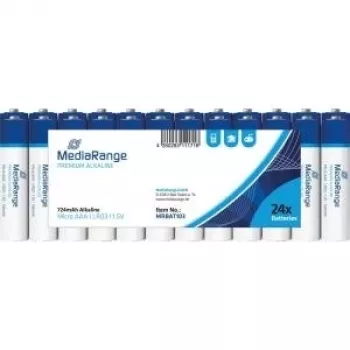 MediaRange Premium - 24 pilas AAA - alcalinas (MRBAT 103)