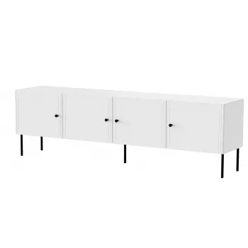 Mueble RTV 4D PALAZZO BIS 201x40x60 blanco mate