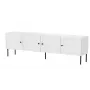 Mueble RTV 4D PALAZZO BIS 201x40x60 blanco mate