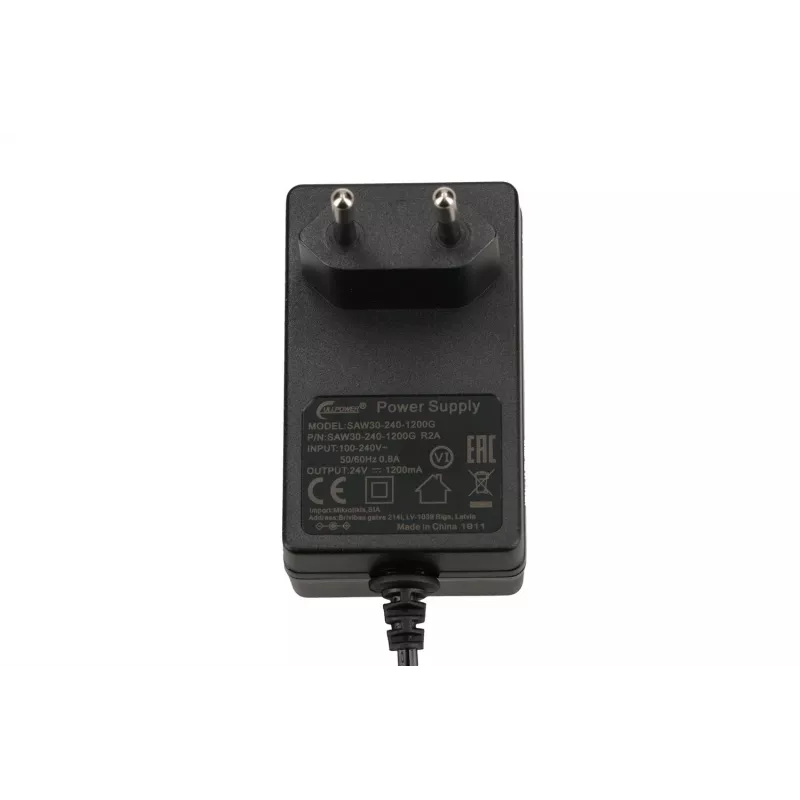 Fuente de alimentación Mikrotik SAW30-240-1200GR2A interior negro