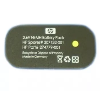 Batería recargable 3,6 V, 500 mAh NiMH, ovalada