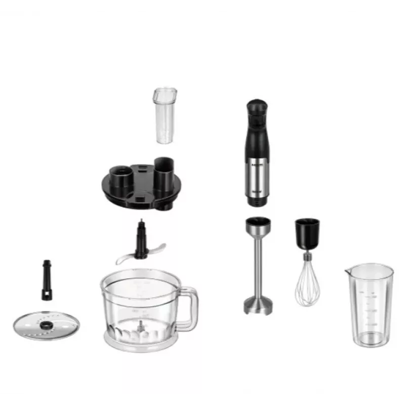 MPM MBL-39M set de batidora de mano, 1500 W, negro