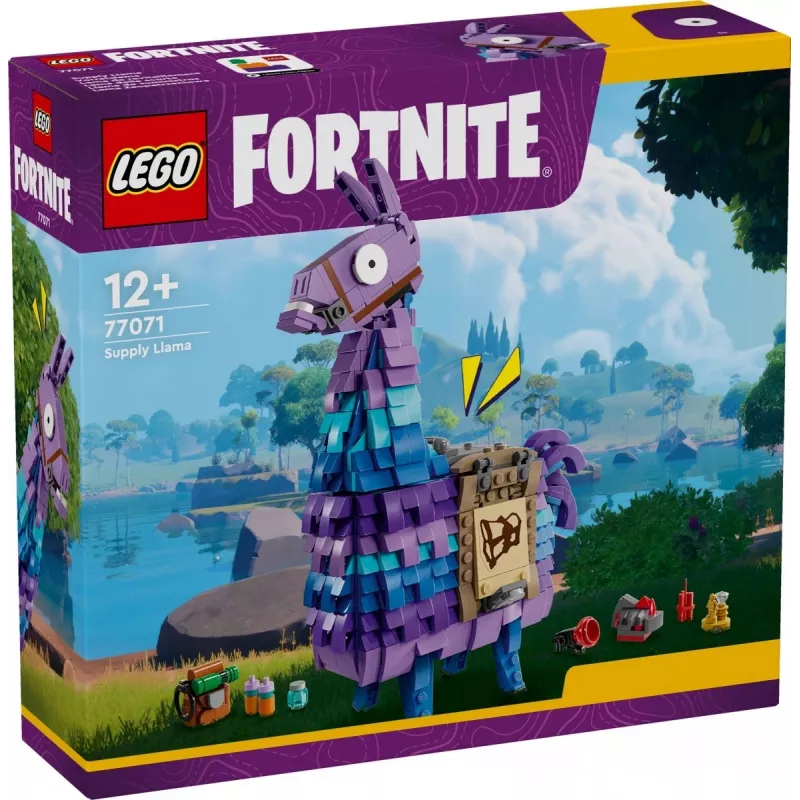 Juguete de almacenamiento LEGO 77071 Fortnite Lama Juguete de construcción – Unidad de almacenamiento y exposición LEGO
