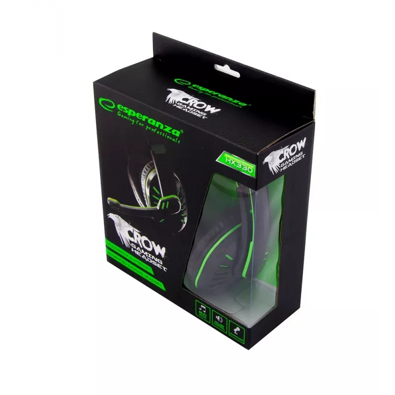 Esperanza Auriculares Esperanza CROW EGH330G (negro)