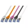 Cable de red LogiLink CQ4051S 2 m RJ-45 Cat7 blanco