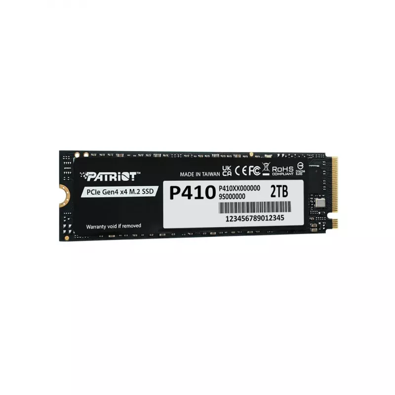 Unidad de estado sólido PATRIOT P410 2 TB M.2 NVMe, 2000 GB, factor de forma M.2