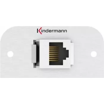 Kindermann 7441000526 Toma RJ-45 de aluminio (7441000526)