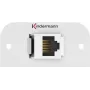 Kindermann 7441000526 Toma RJ-45 de aluminio (7441000526)