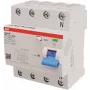 ABB Stotz S&J Interruptor diferencial Tipo B 4P 63A,30mA,3kA,4TE F204B-63/0,03-4TE (2CSF204568R1630)