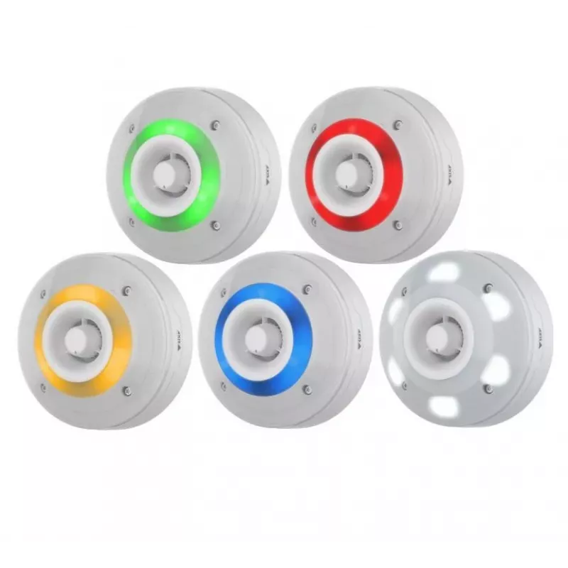 Sirena estroboscópica AXIS D4100-VE/MK II 03105-001 — resistente a la intemperie IP66 para instalaciones de seguridad en exteriores