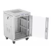 Armario rack Lanberg FF01-6615-12SL 15U rack independiente Gris