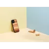 Funda para smartphone Man and Wood para iPhone 12 mini – negra