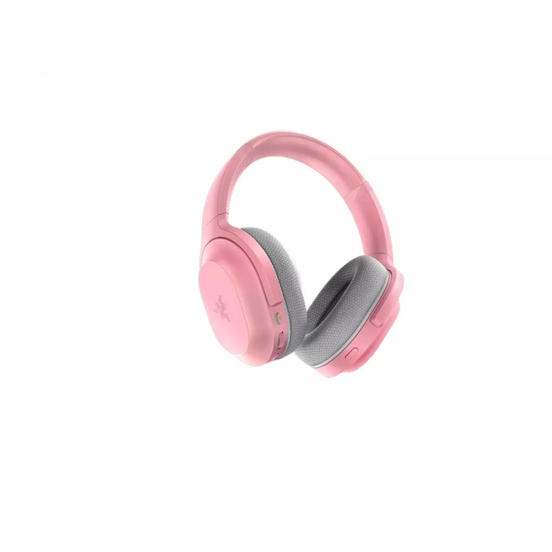 Auriculares Razer Barracuda inalámbricos con diadema gaming USB Type-C Bluetooth gris, rosa